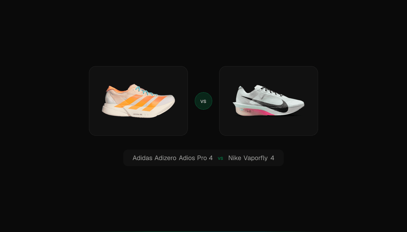 Adidas Adizero Adios Pro 4 vs Nike Vaporfly 4 comparison