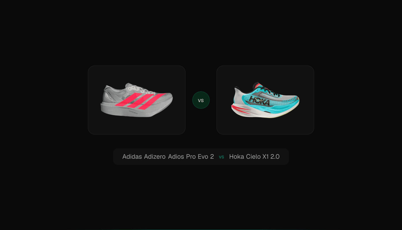 Adidas Adizero Adios Pro Evo 2 vs Hoka Cielo X1 2.0 comparison