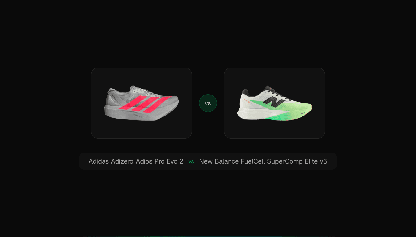 Adidas Adizero Adios Pro Evo 2 vs New Balance FuelCell SuperComp Elite v5 comparison