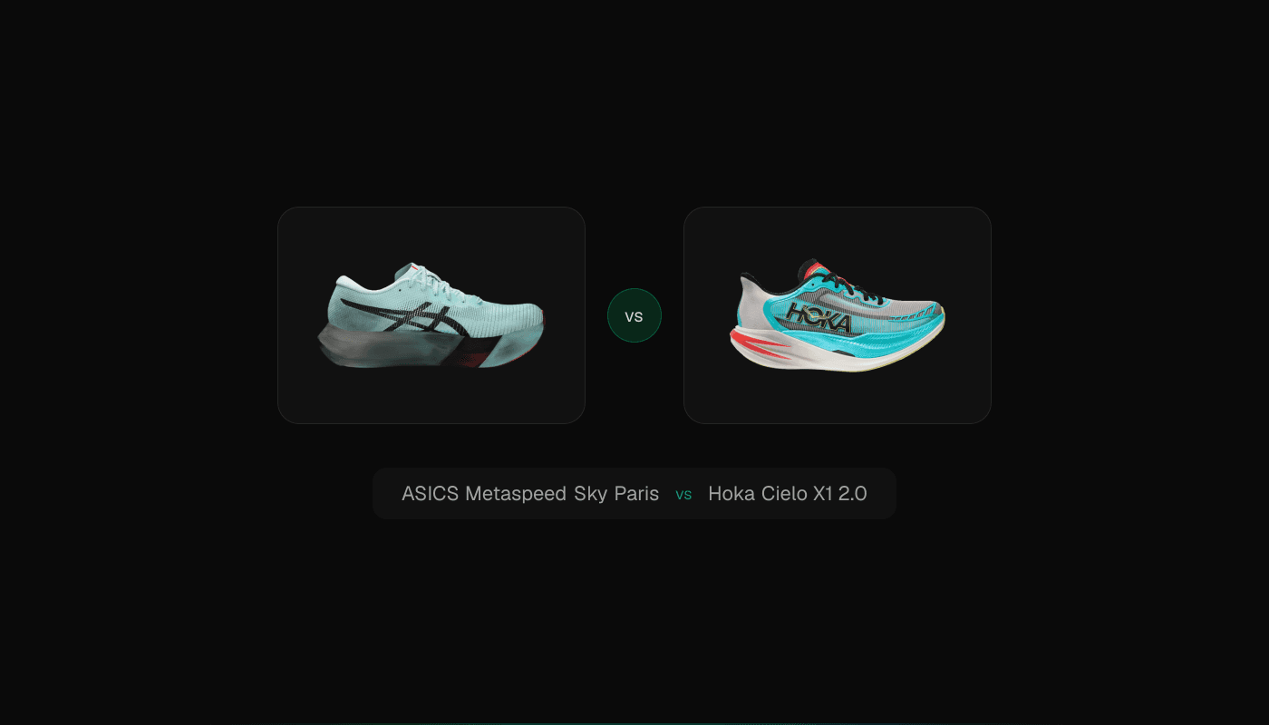 ASICS Metaspeed Sky Paris vs Hoka Cielo X1 2.0 comparison