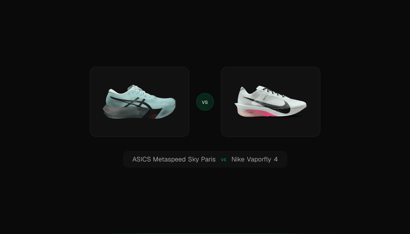 ASICS Metaspeed Sky Paris vs Nike Vaporfly 4 comparison