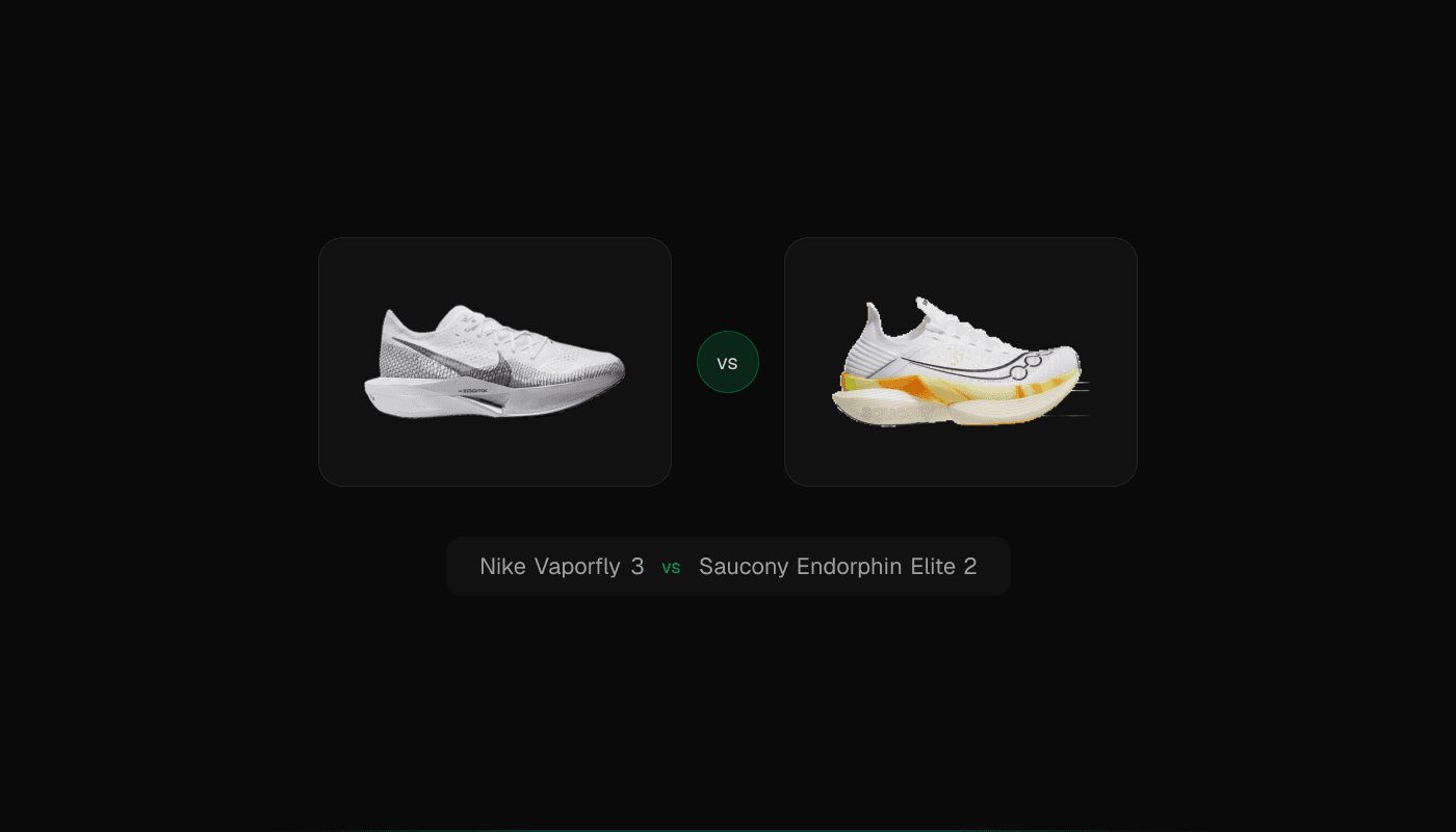 Nike Vaporfly 3 vs Saucony Endorphin Elite 2 comparison