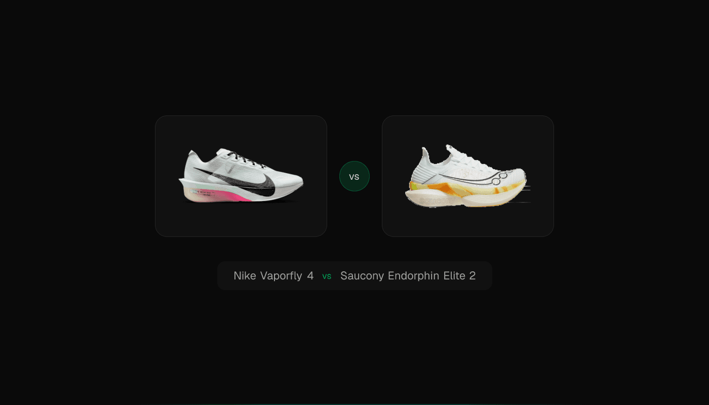 Nike Vaporfly 4 vs Saucony Endorphin Elite 2 comparison