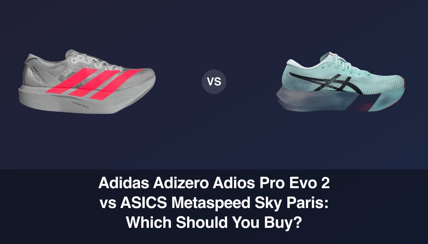 Adidas Adizero Adios Pro Evo 2 vs ASICS Metaspeed Sky Paris comparison