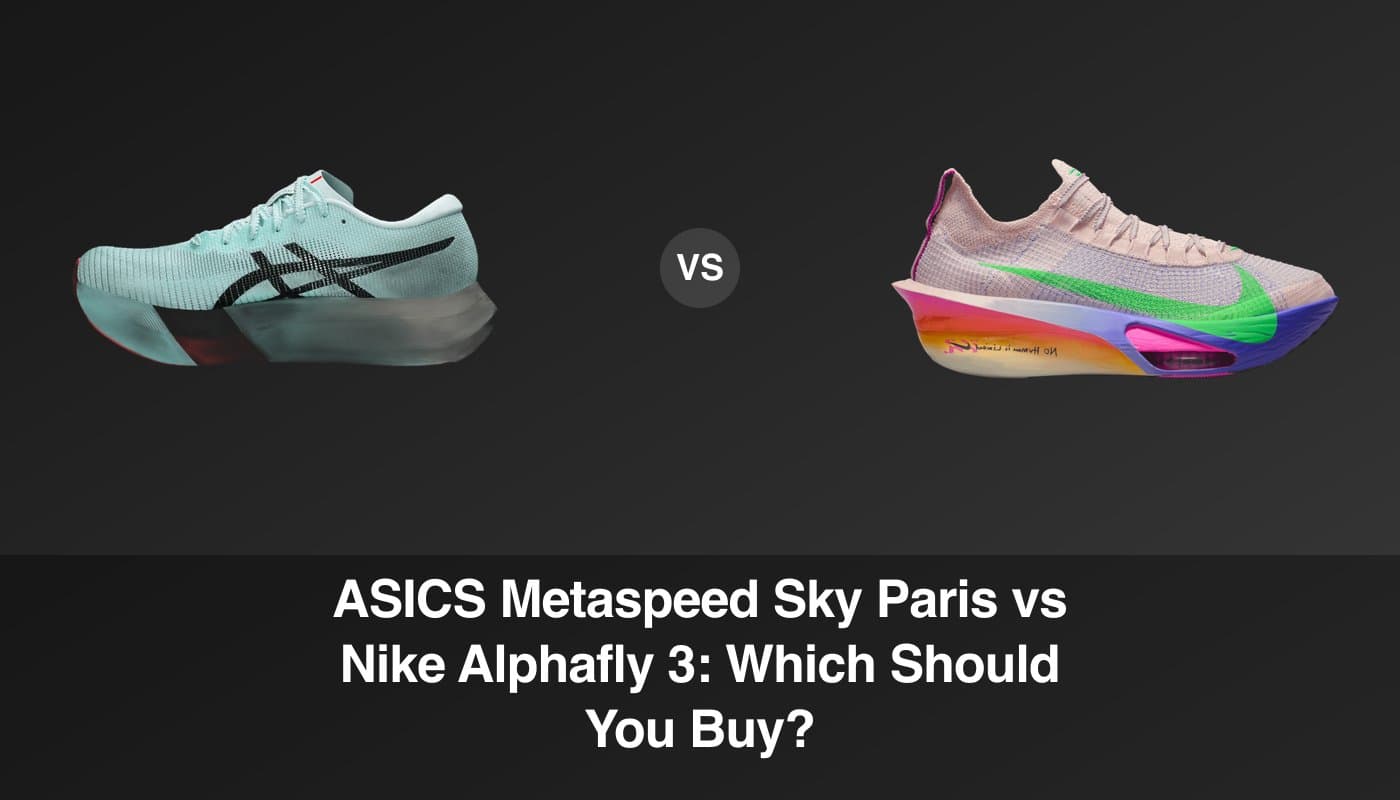 ASICS Metaspeed Sky Paris vs Nike Alphafly 3 comparison